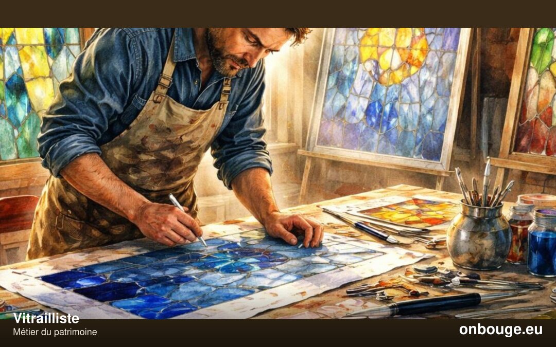 Vitrailliste — aquarelle Onbouge
