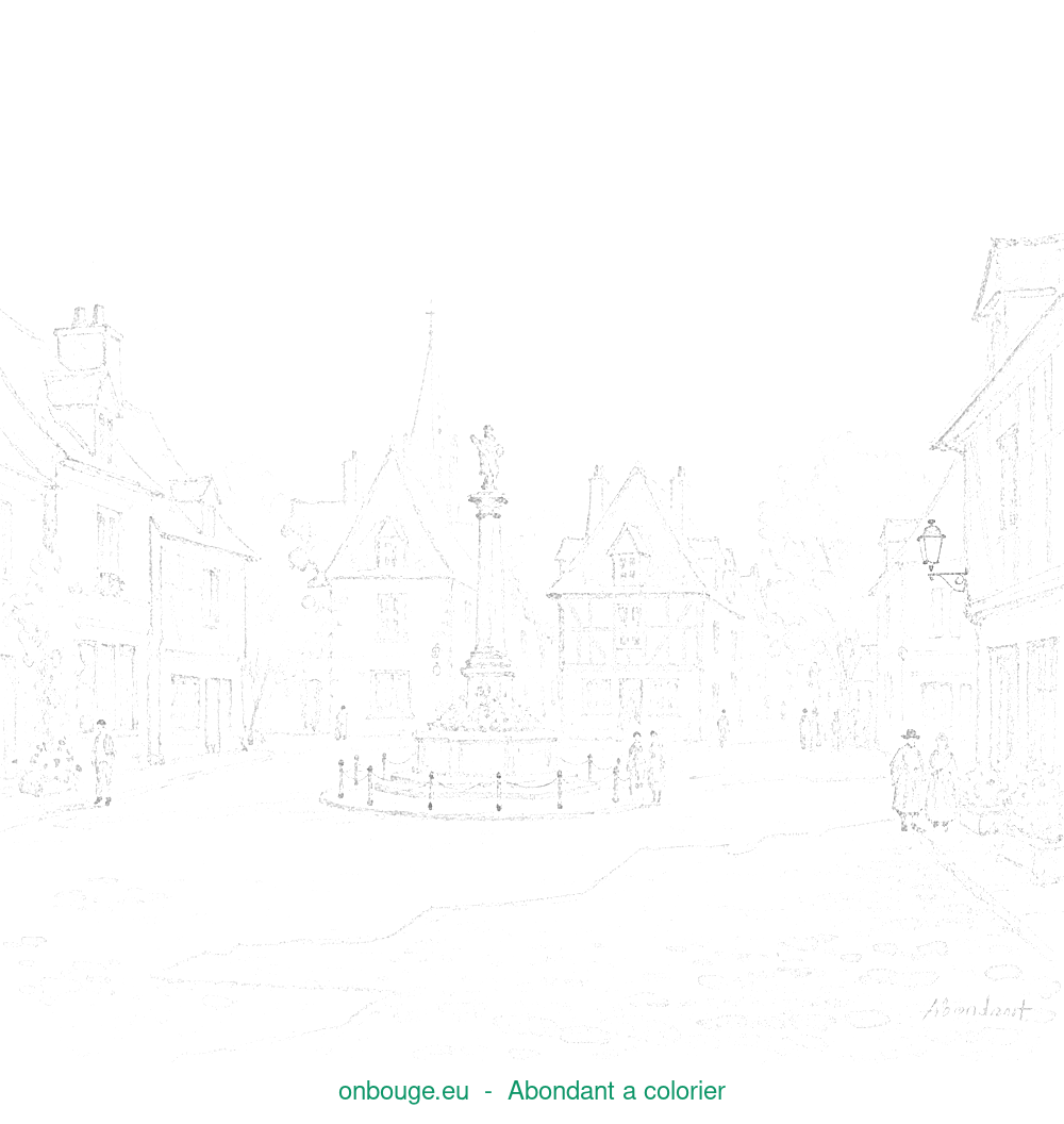 Coloriage d’Abondant