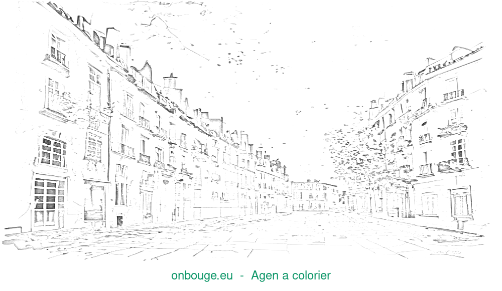 Coloriage d’Agen