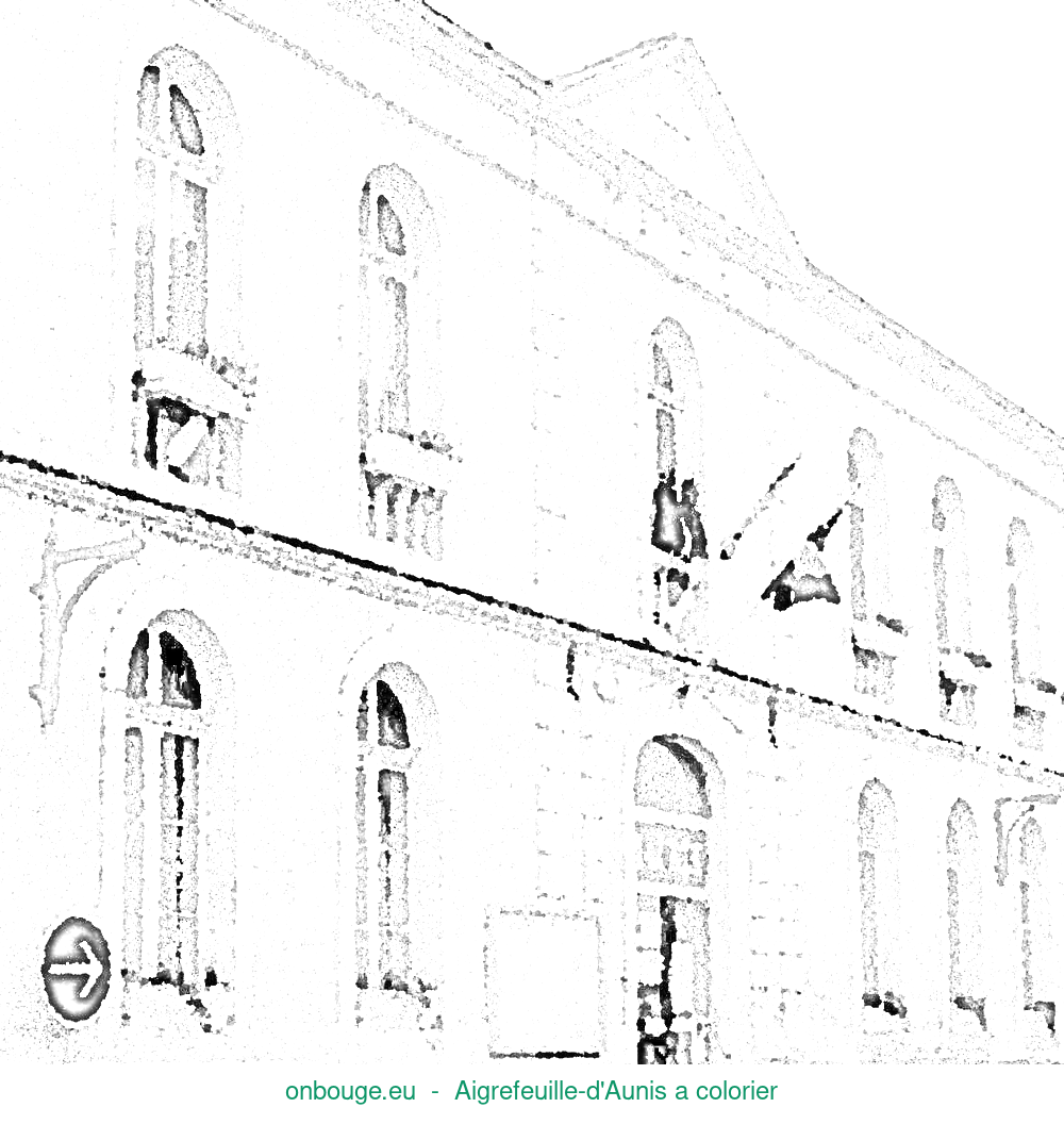 Coloriage d’Aigrefeuille-d'Aunis