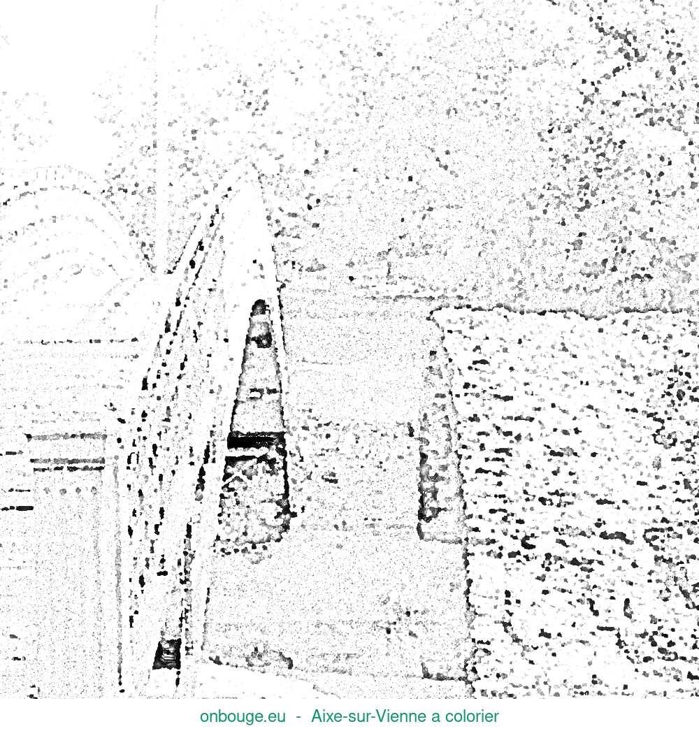 Coloriage d’Aixe-sur-Vienne