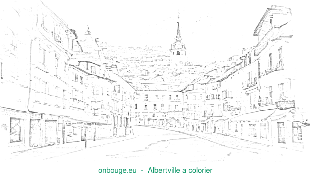 Coloriage d’Albertville