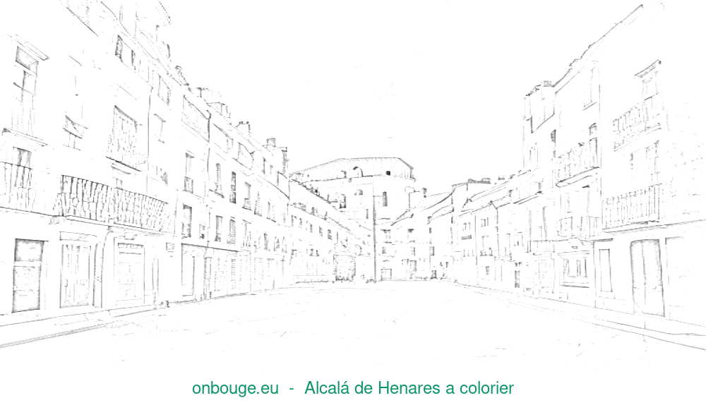 Coloriage d’Alcalá de Henares