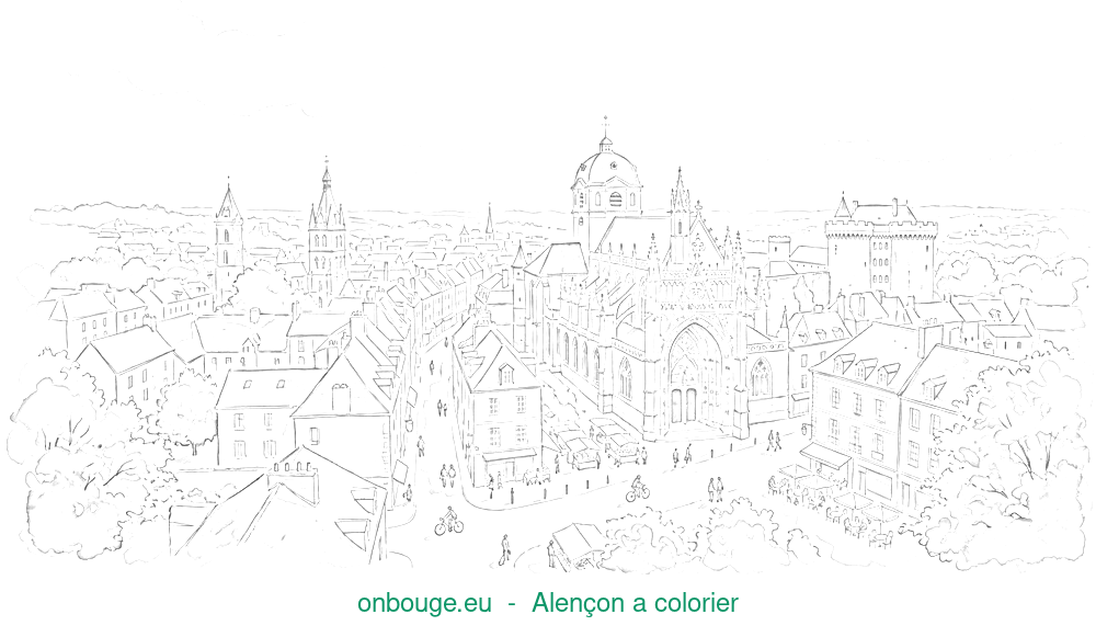 Coloriage d’Alençon