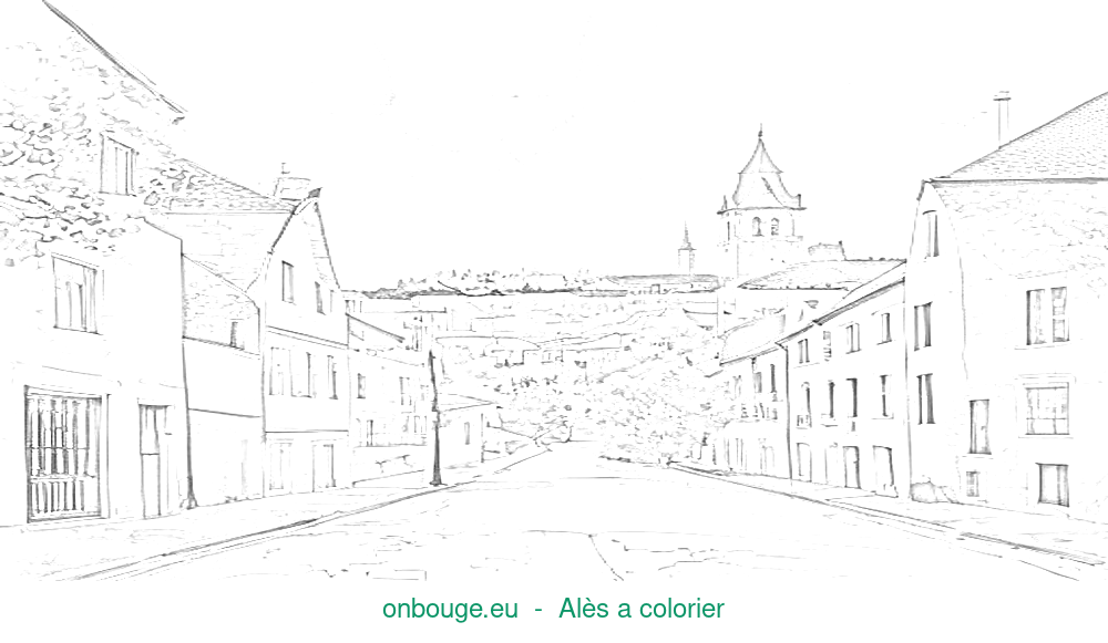 Coloriage d’Alès