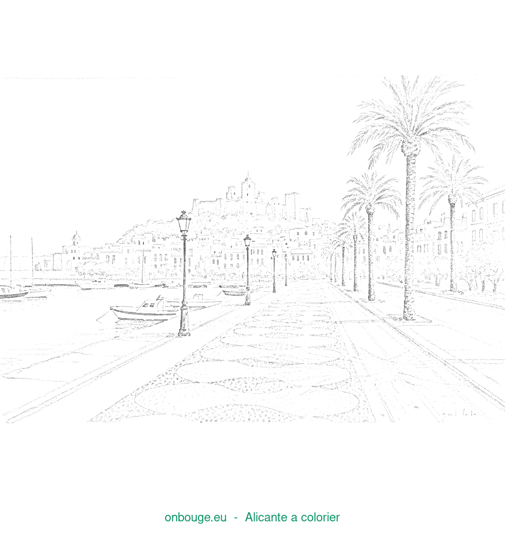 Coloriage d’Alicante