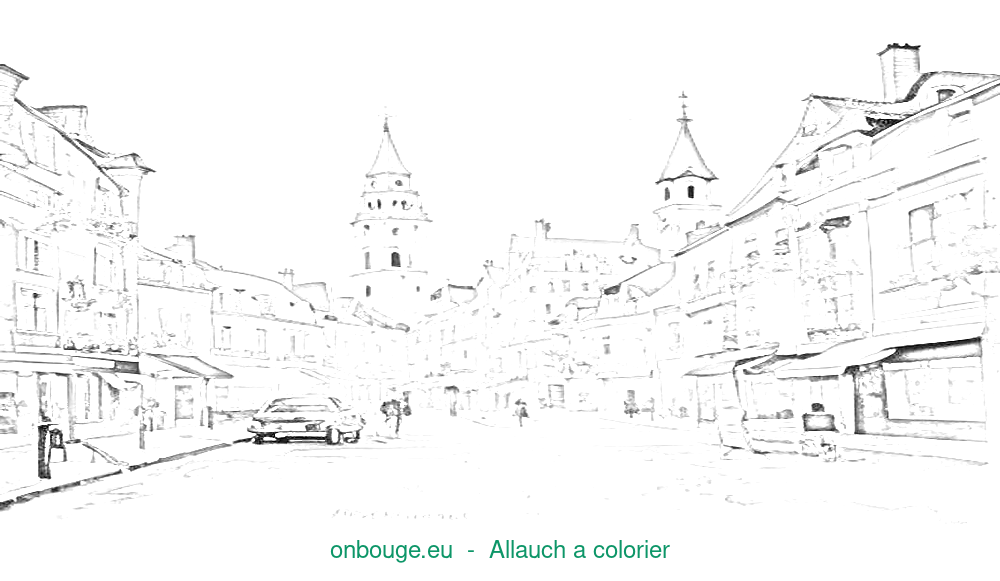 Coloriage d’Allauch