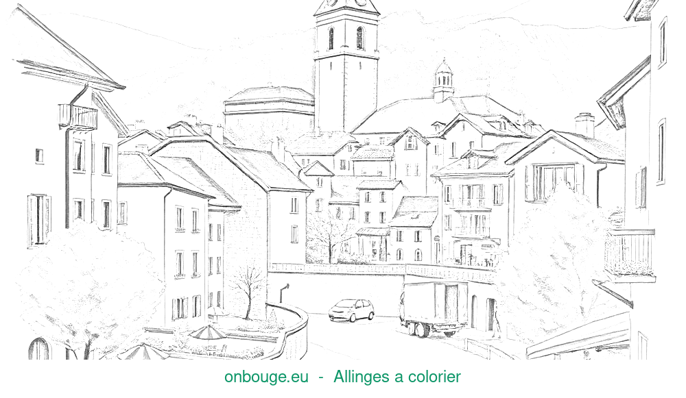 Coloriage d’Allinges