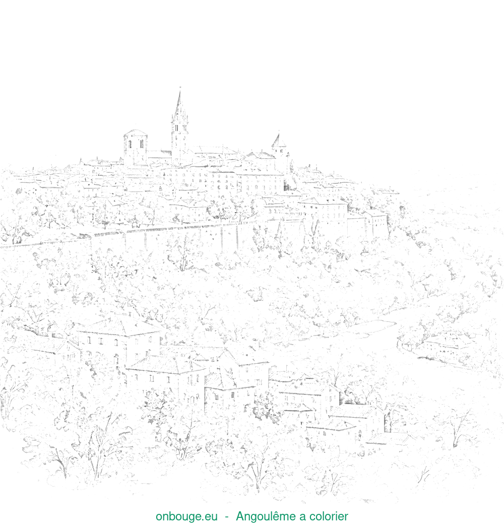 Coloriage d’Angoulême