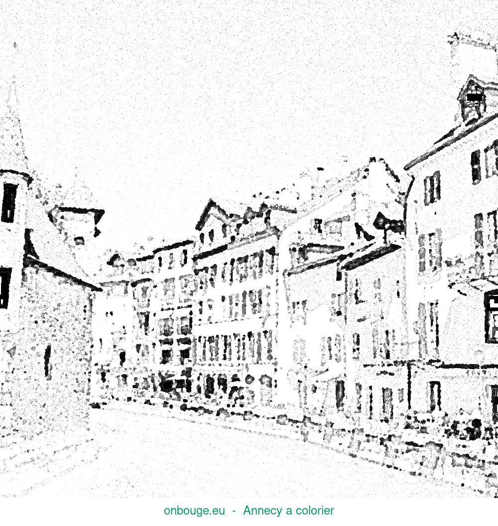 Coloriage d’Annecy