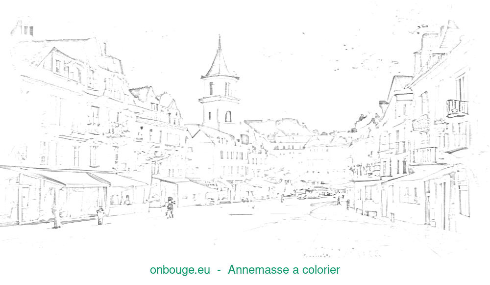 Coloriage d’Annemasse