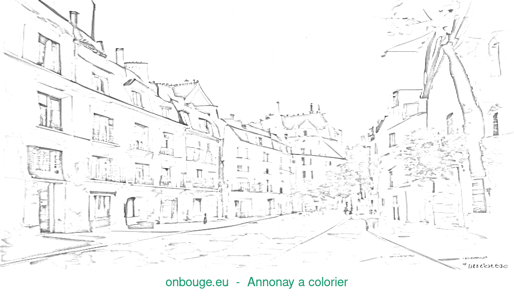 Coloriage d’Annonay