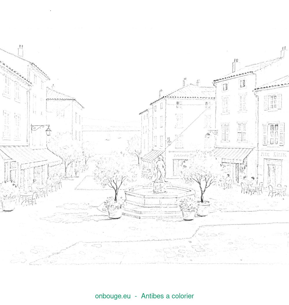 Coloriage d’Antibes