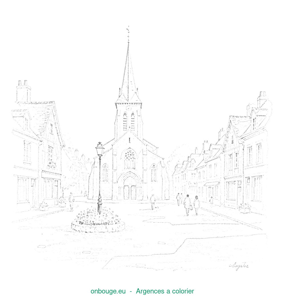 Coloriage d’Argences