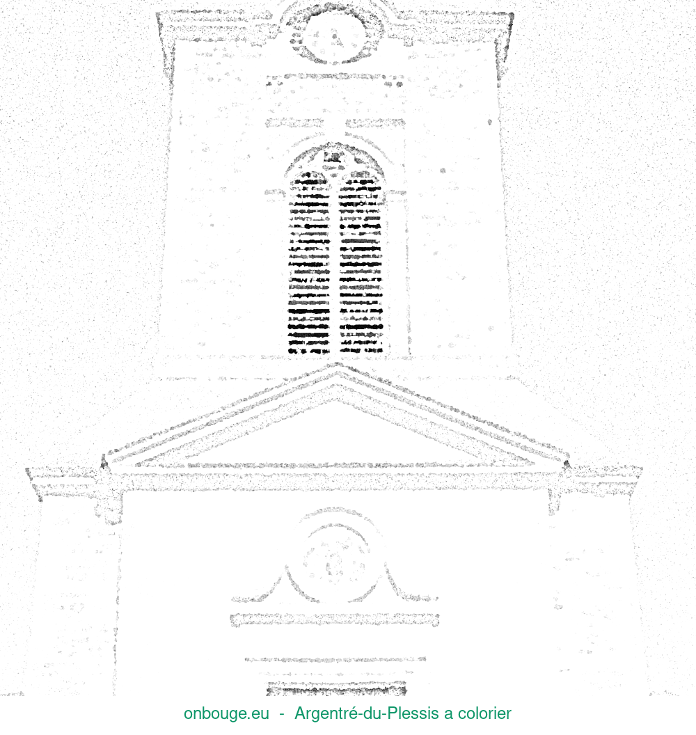 Coloriage d’Argentré-du-Plessis