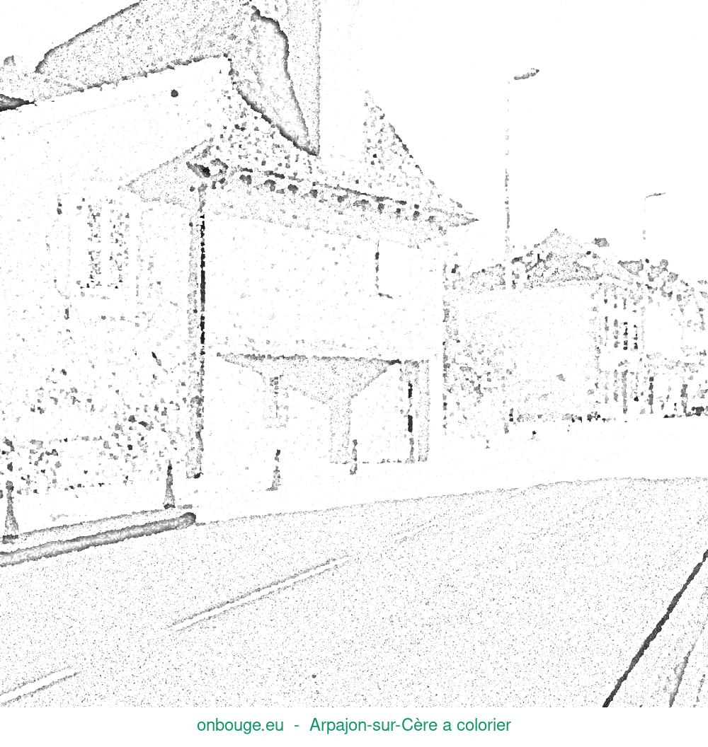 Coloriage d’Arpajon-sur-Cère
