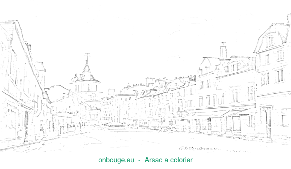 Coloriage d’Arsac