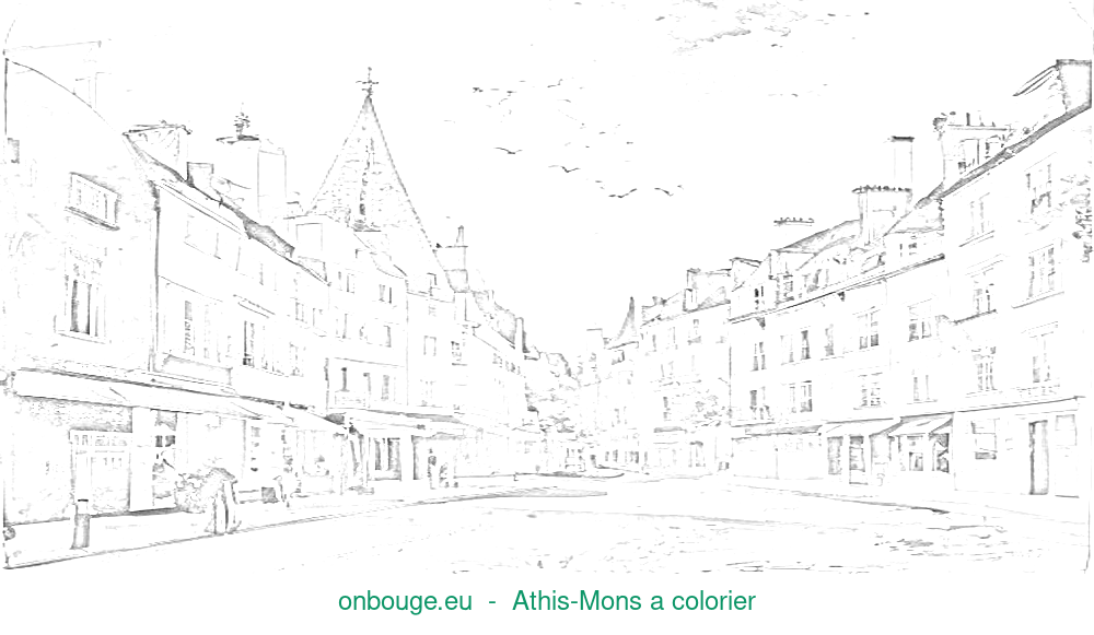 Coloriage d’Athis-Mons
