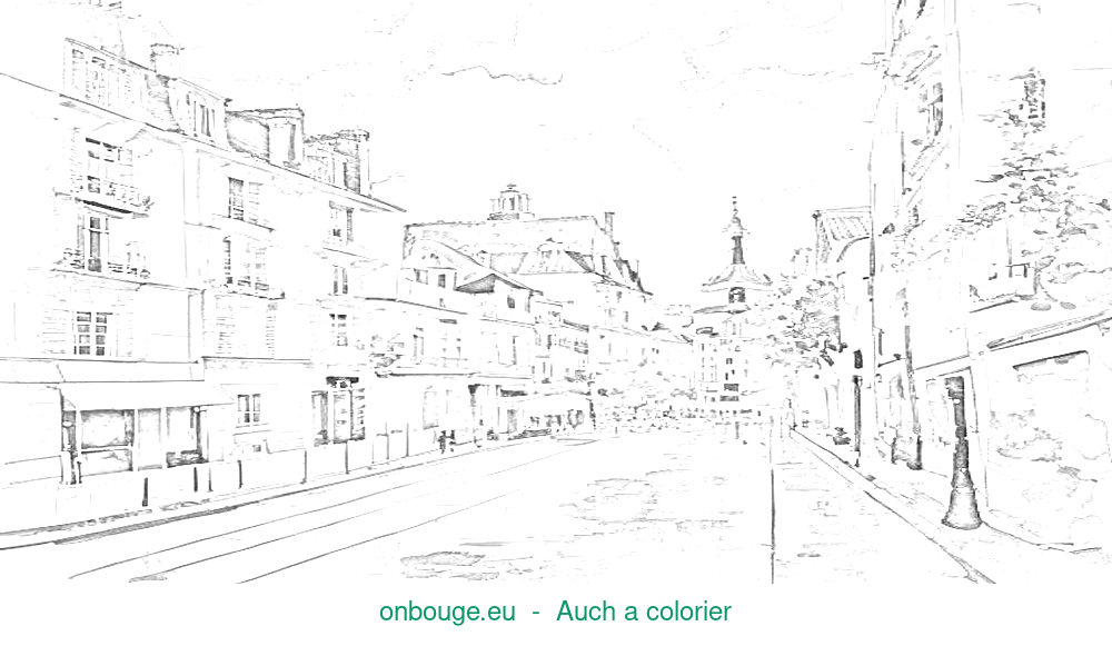 Coloriage d’Auch