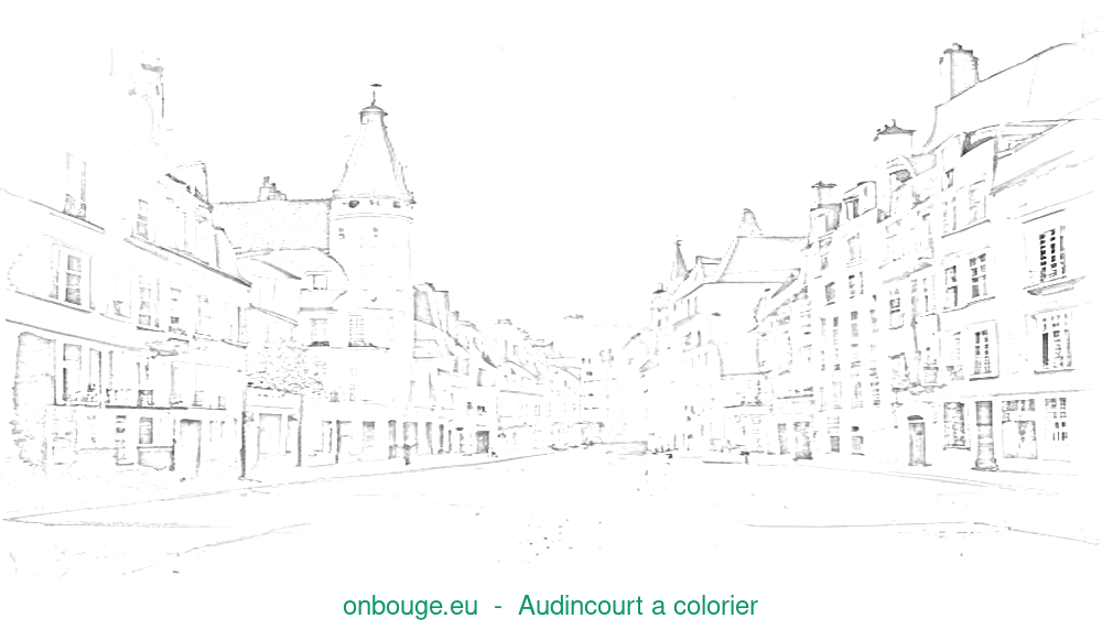 Coloriage d’Audincourt