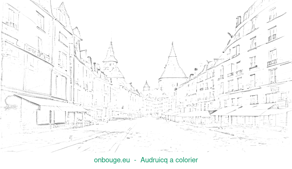 Coloriage d’Audruicq