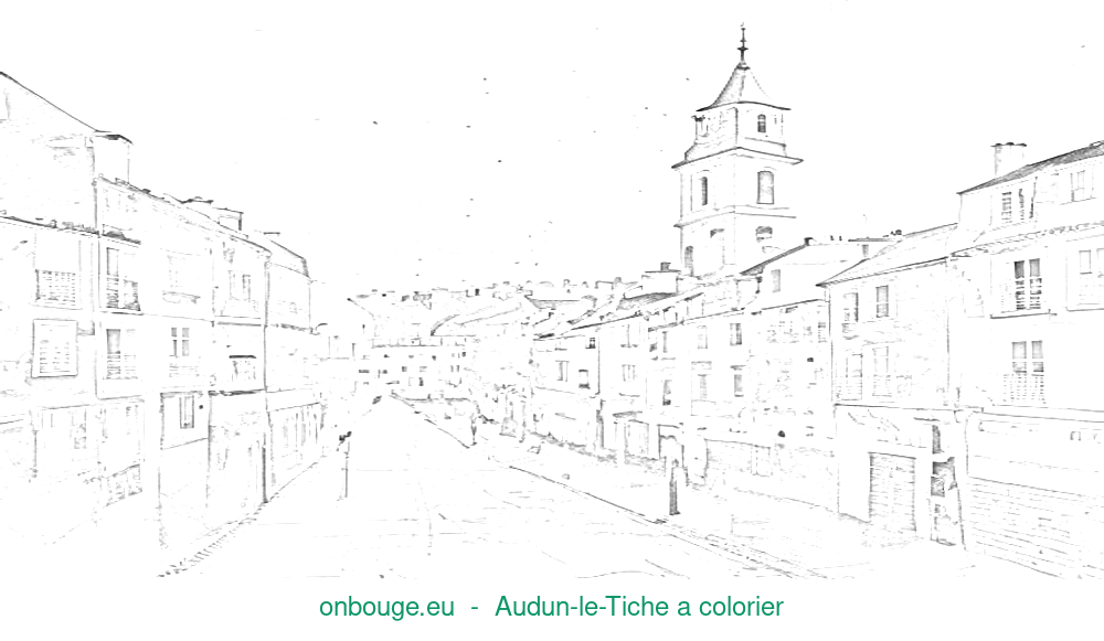 Coloriage d’Audun-le-Tiche