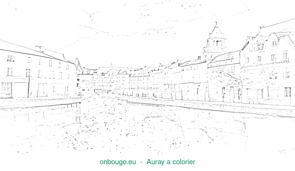 Coloriage d’Auray