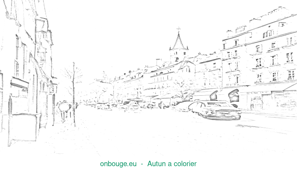 Coloriage d’Autun