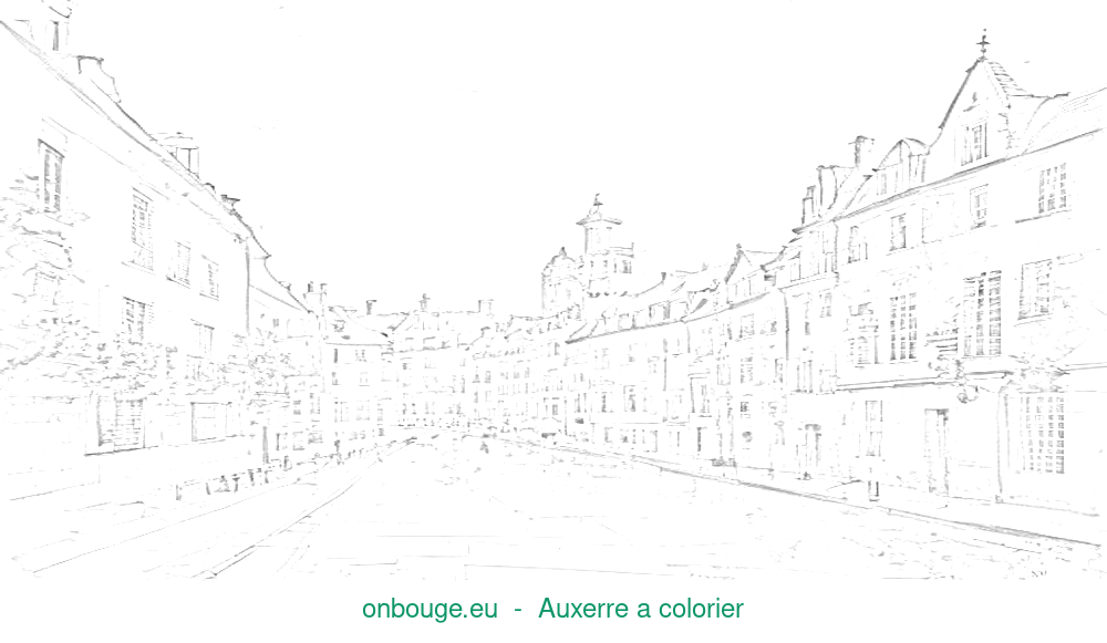 Coloriage d’Auxerre