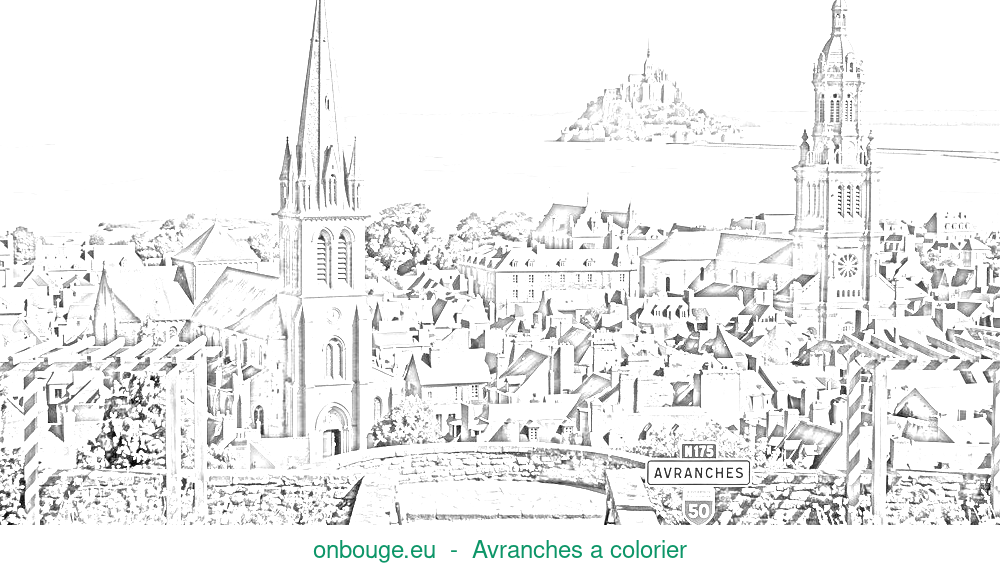 Coloriage d’Avranches