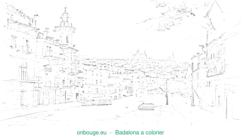 Coloriage de Badalona