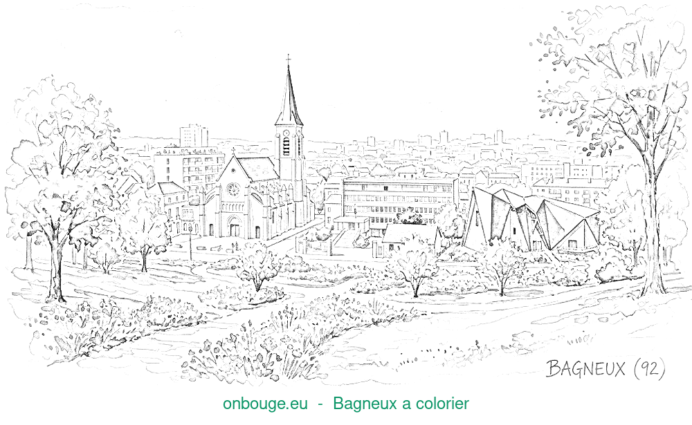 Coloriage de Bagneux