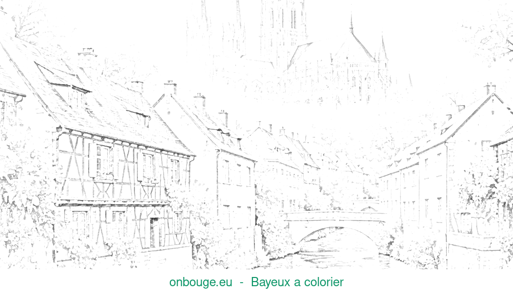 Coloriage de Bayeux