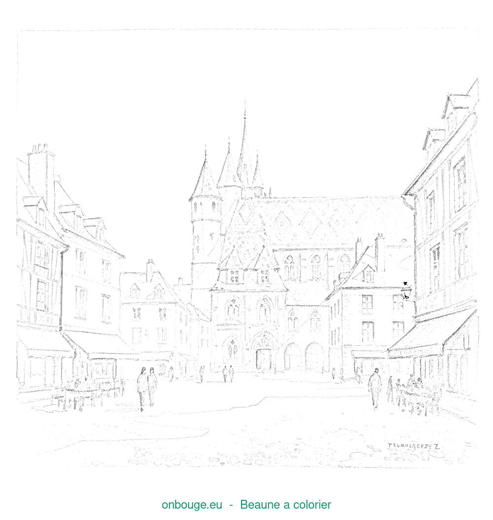 Coloriage de Beaune