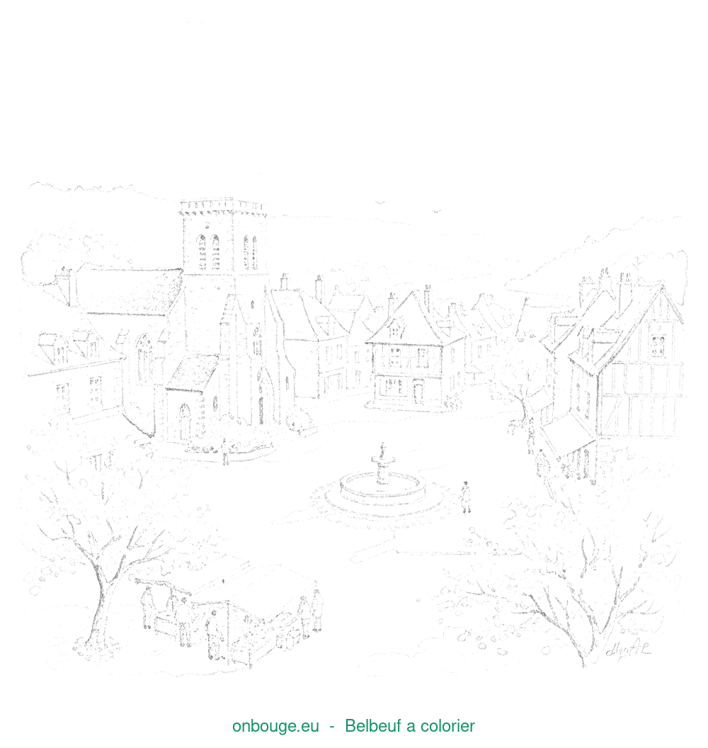 Coloriage de Belbeuf
