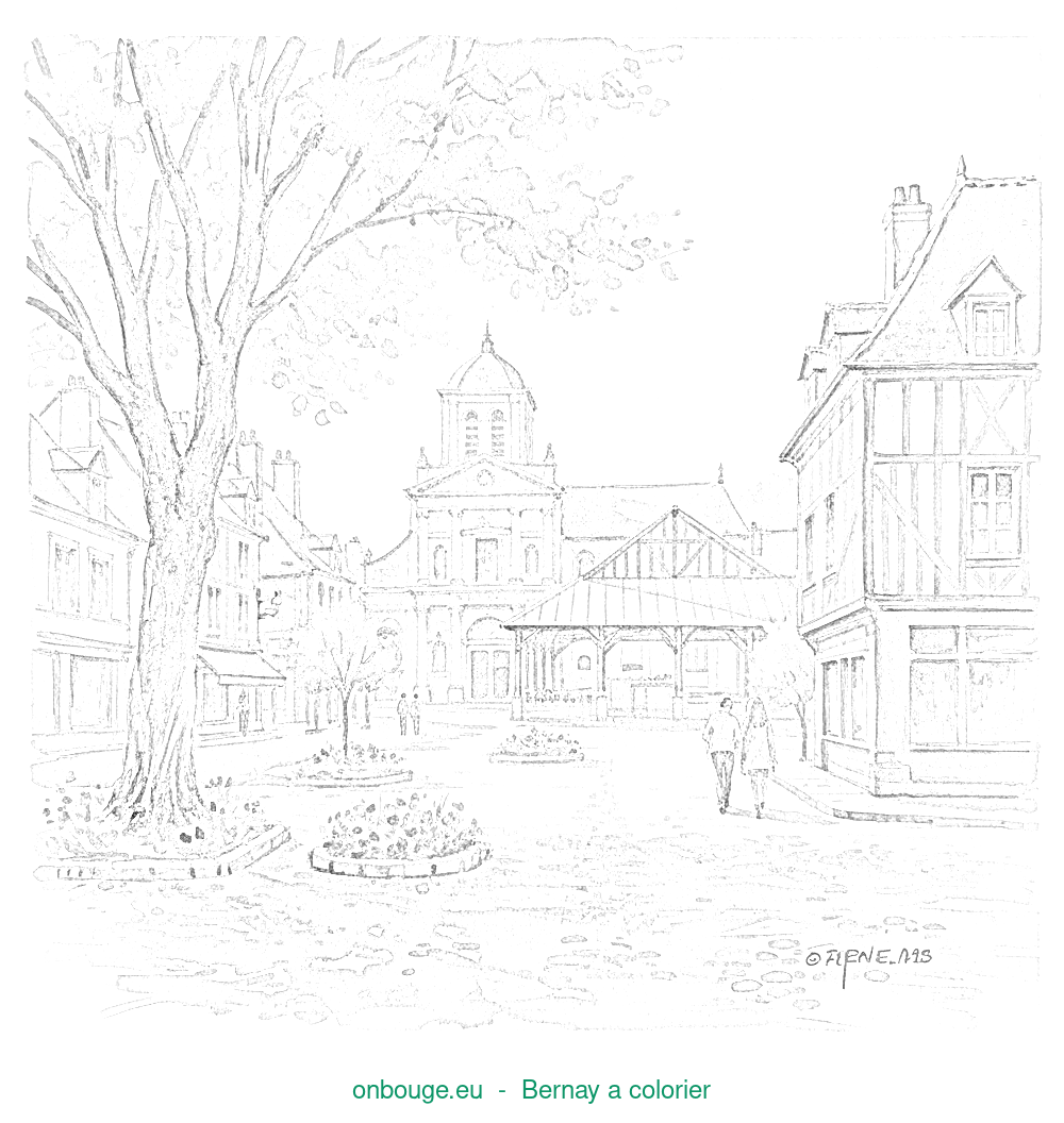 Coloriage de Bernay