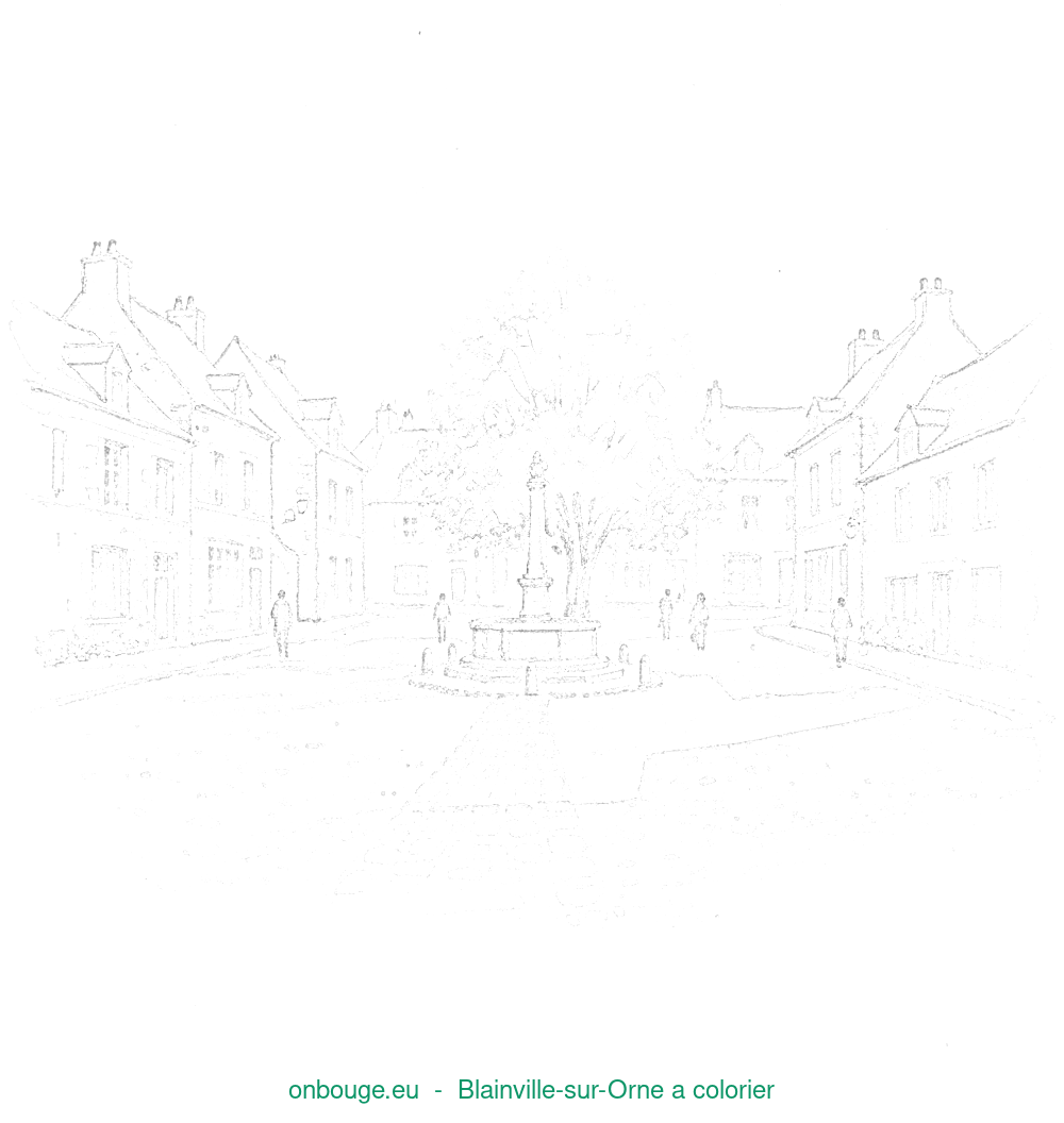 Coloriage de Blainville-sur-Orne