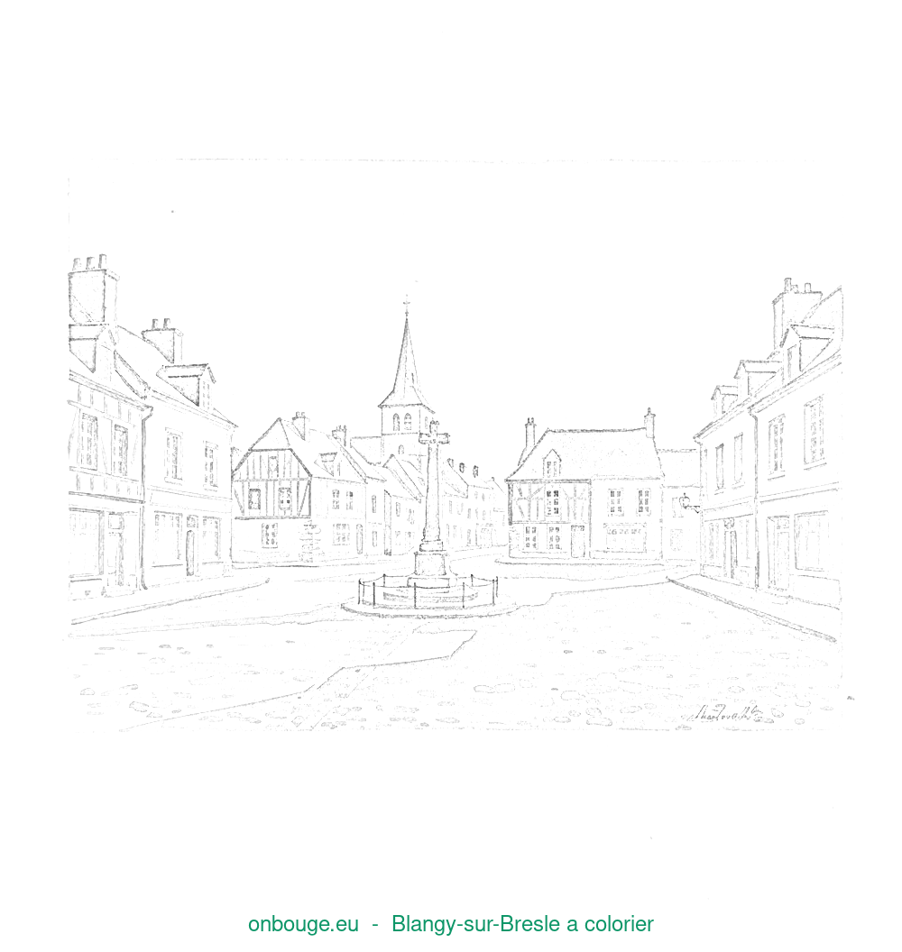 Coloriage de Blangy-sur-Bresle