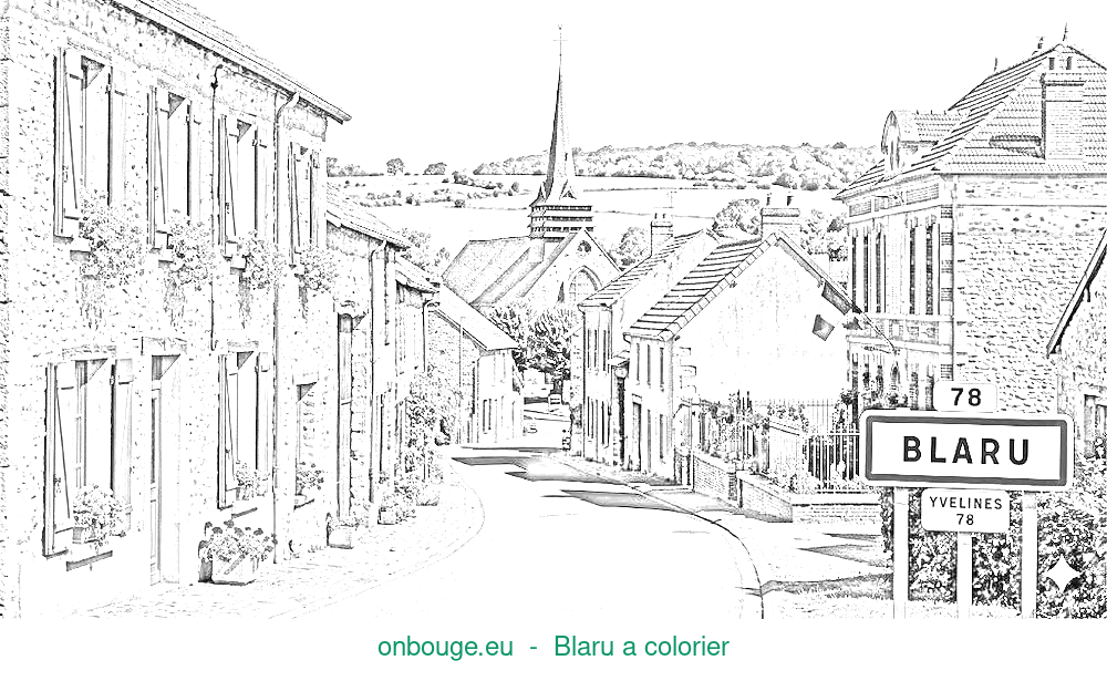 Coloriage de Blaru