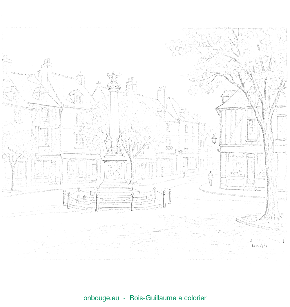 Coloriage de Bois-Guillaume
