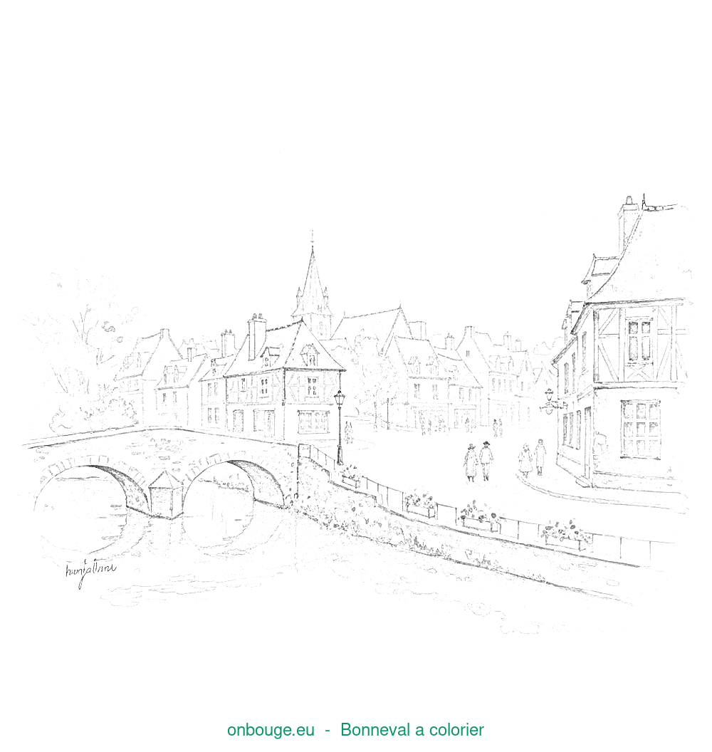 Coloriage de Bonneval