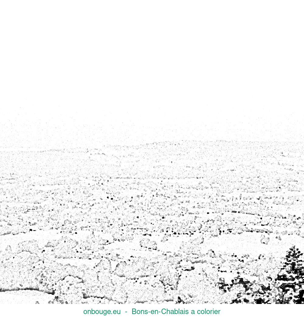 Coloriage de Bons-en-Chablais