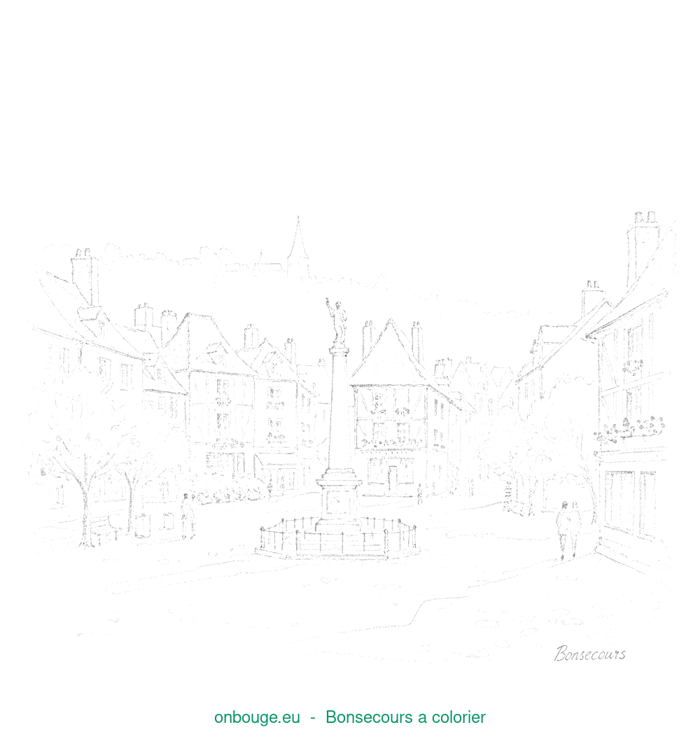 Coloriage de Bonsecours