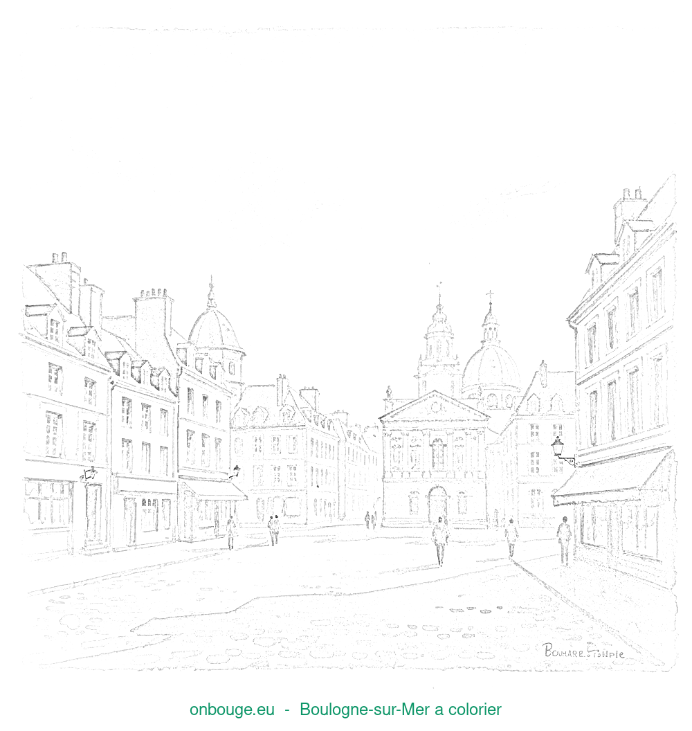 Coloriage de Boulogne-sur-Mer