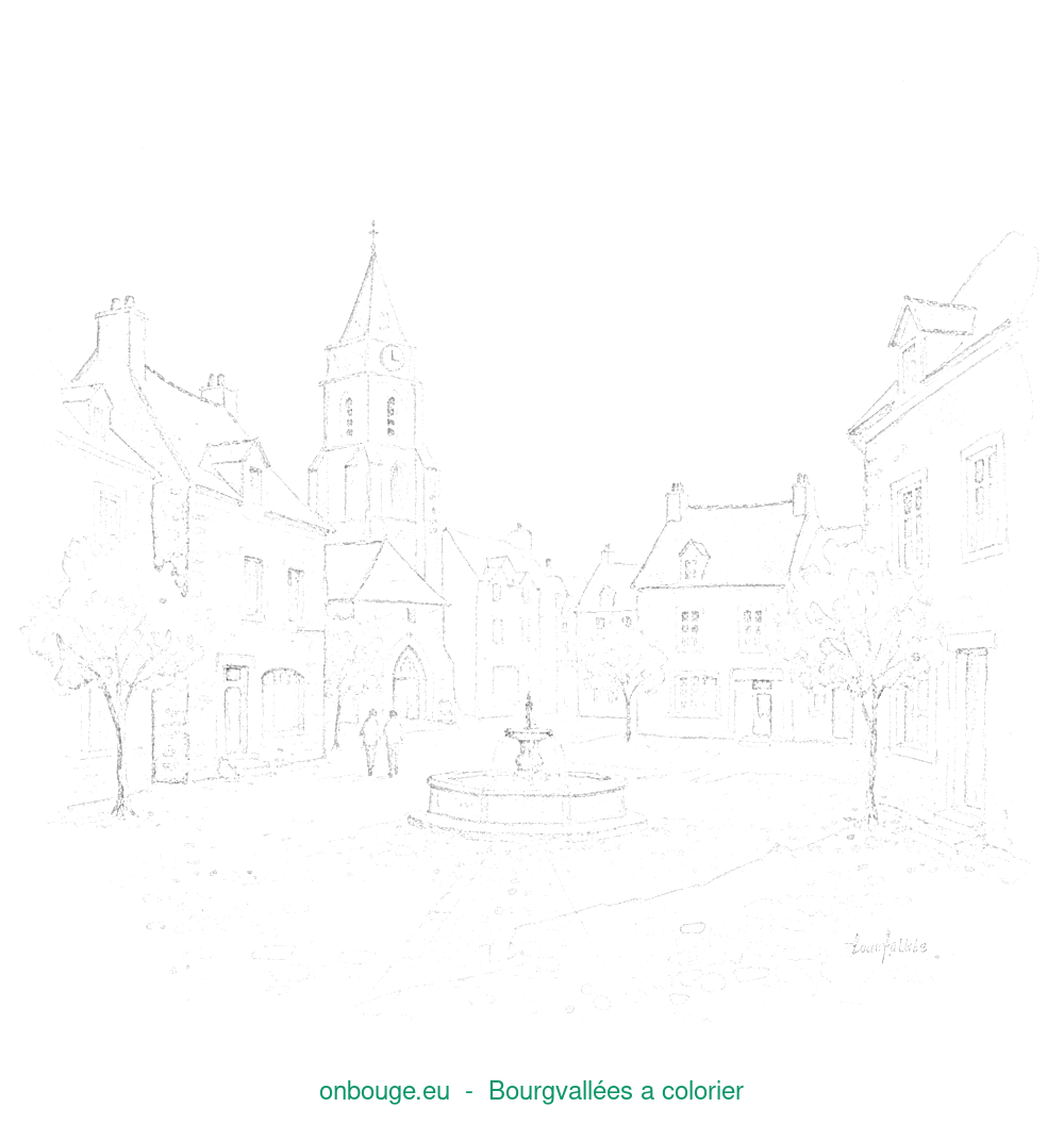 Coloriage de Bourgvallées