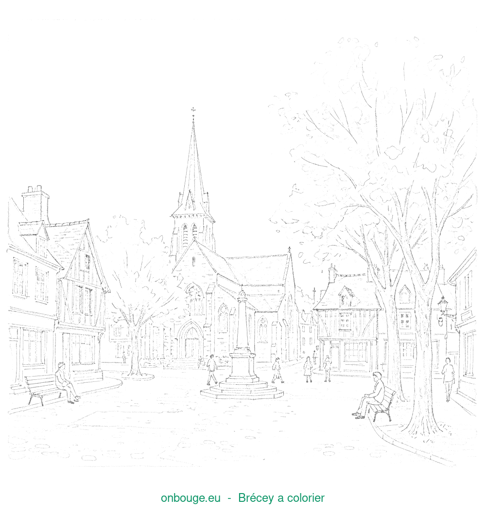Coloriage de Brécey