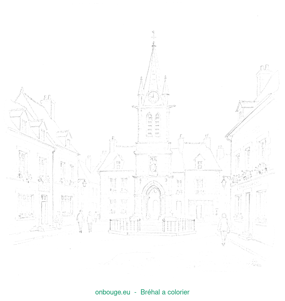 Coloriage de Bréhal