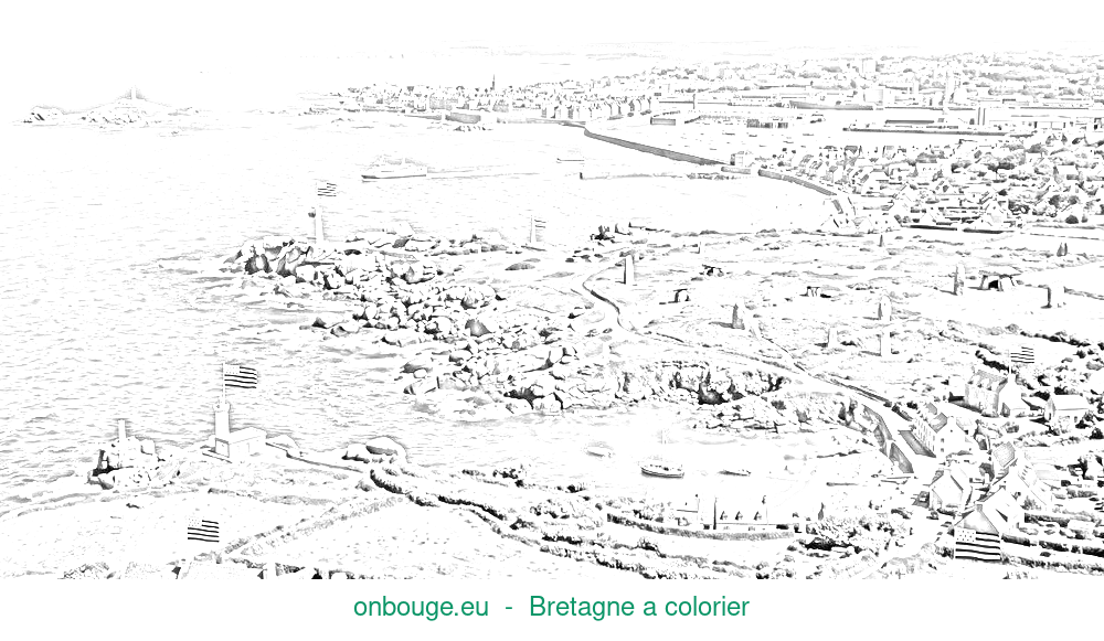 Coloriage de Bretagne