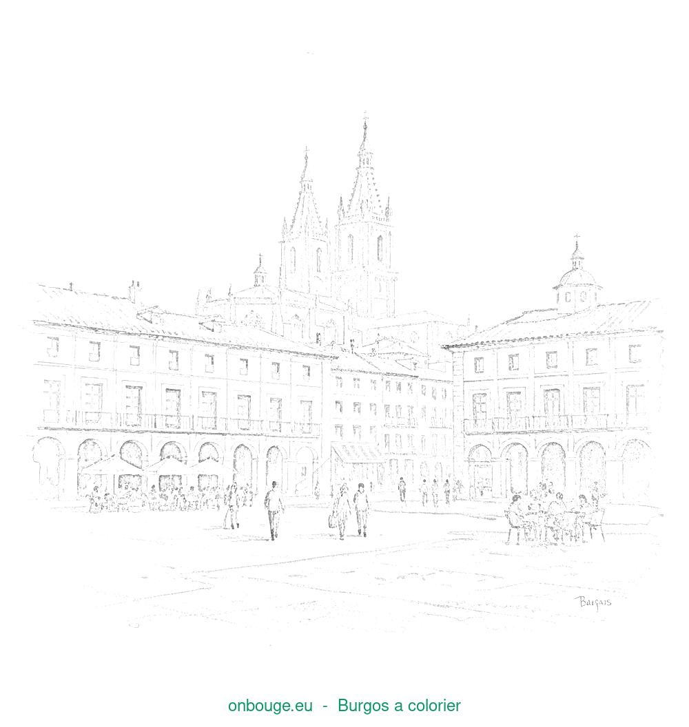 Coloriage de Burgos