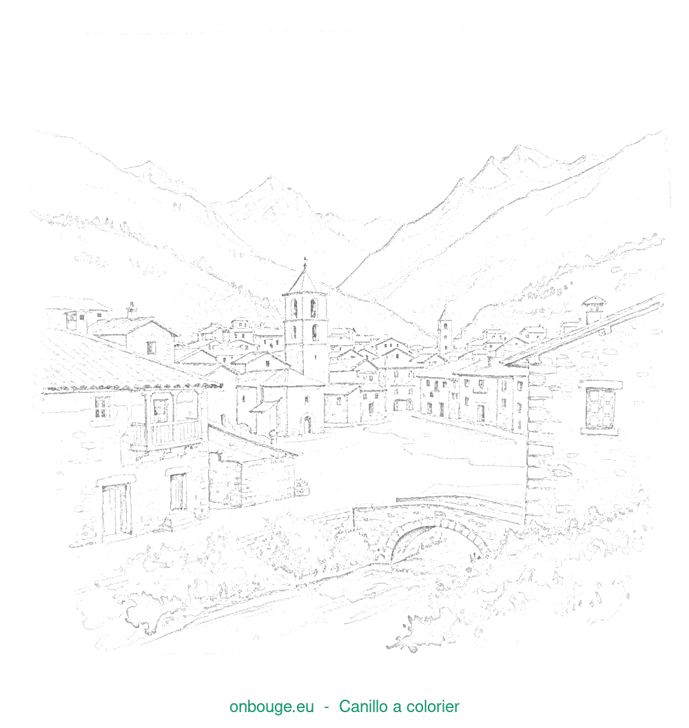 Coloriage de Canillo